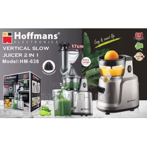 Hoffmans High Power 2 in 1 Citrus Fruit/Vegetable Slow Juicer - 280w