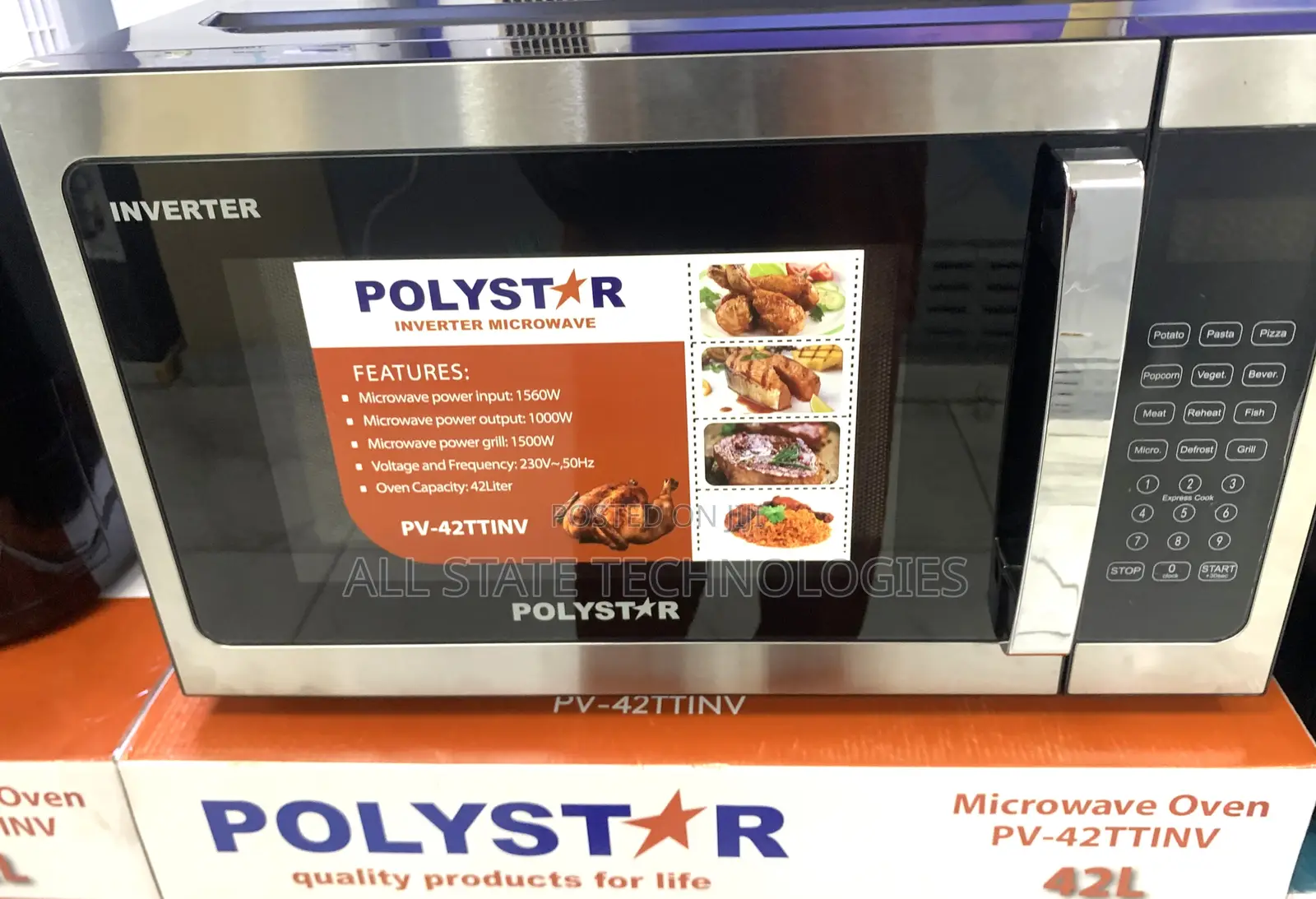 Polystar 42 Litres Microwave