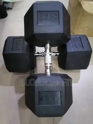 Hexagon Dumbell 45kg ,20kg,10kg Etc.