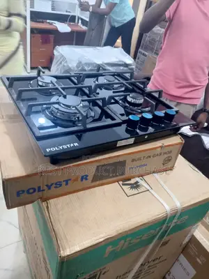 Polystar Built-in Kitchen Gas Hob (4 Burner)