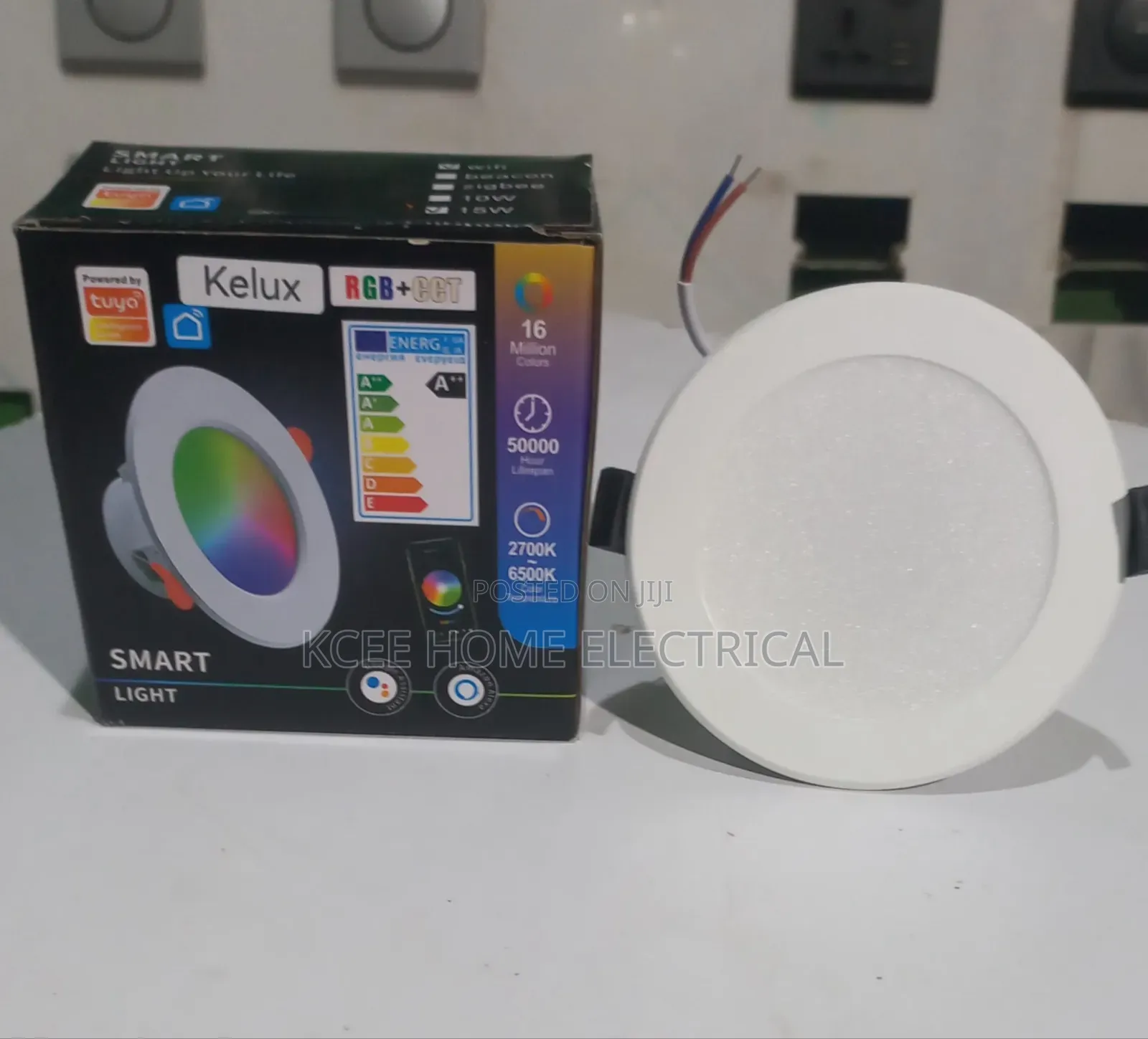 Wifi Smart RGB + CCT Led, Dimmable Light - Alexa Google Control