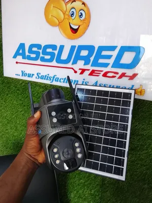 Dual Lense Ubox Solar 4g PTZ Camera