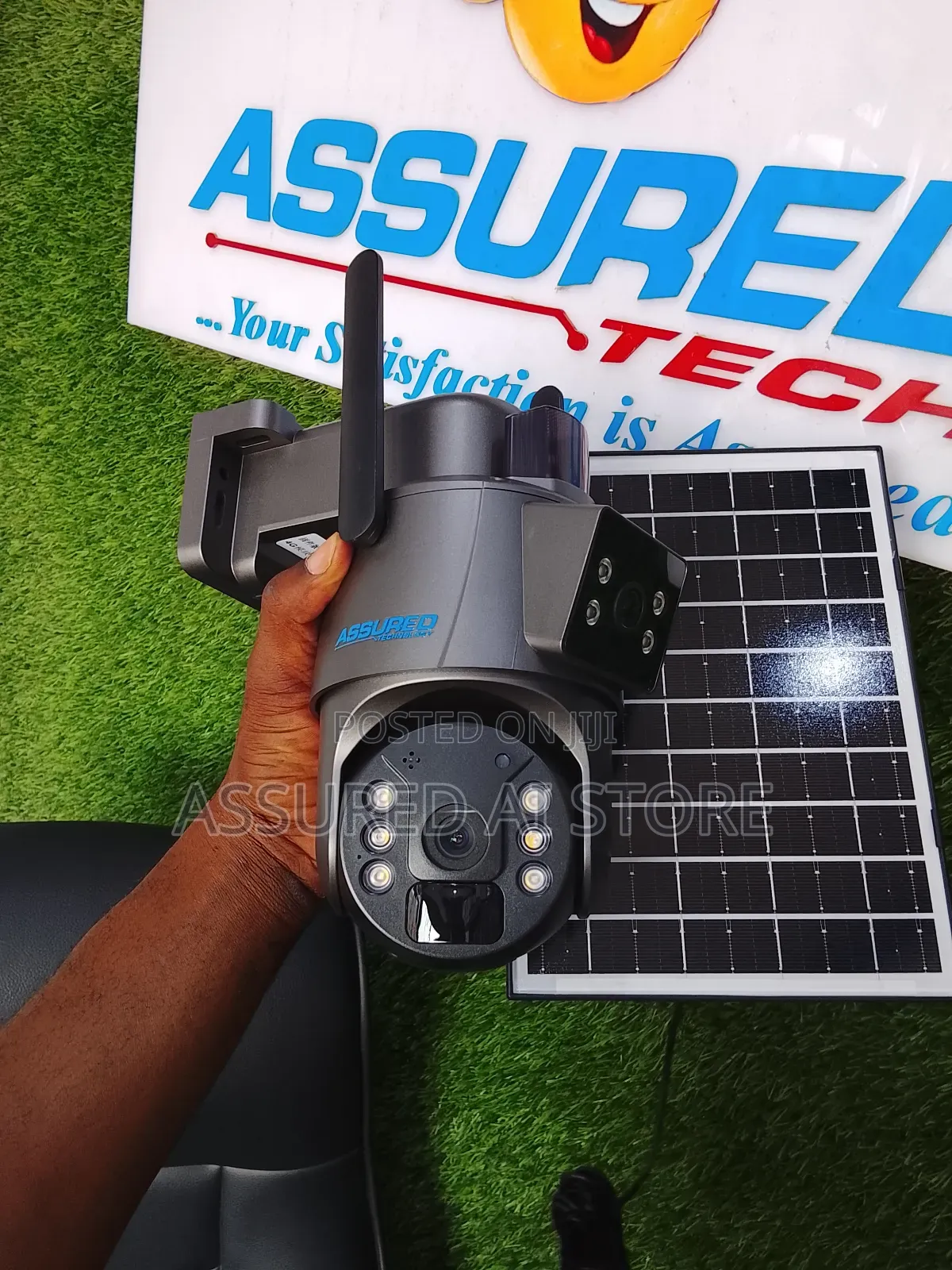 Dual Lense Ubox Solar 4g PTZ Camera