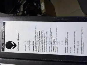 New Laptop Dell Alienware 18 Area-51 32GB Intel Core Ultra 9 SSD 2T
