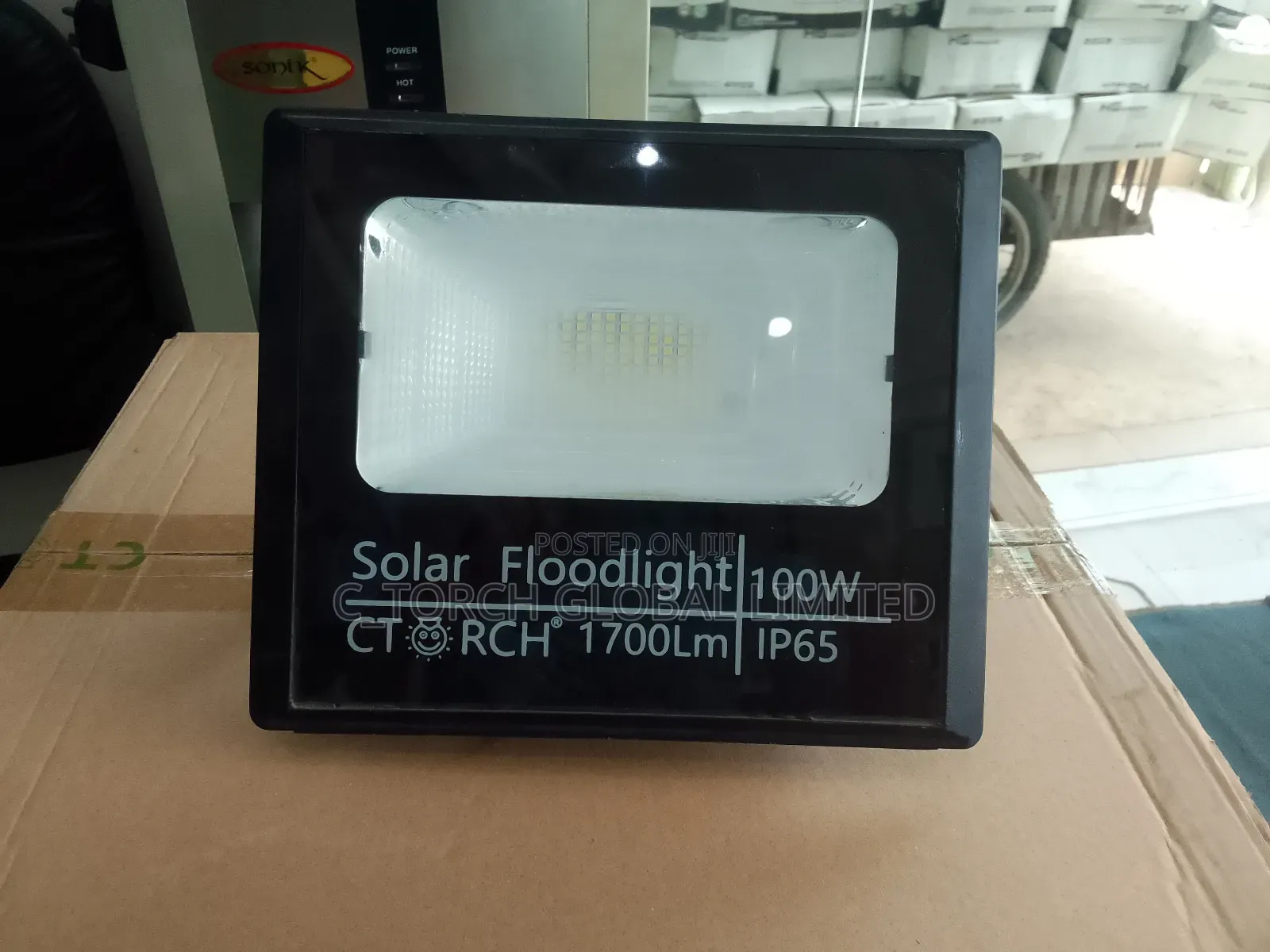 C Torch 100w Solar Flood Light