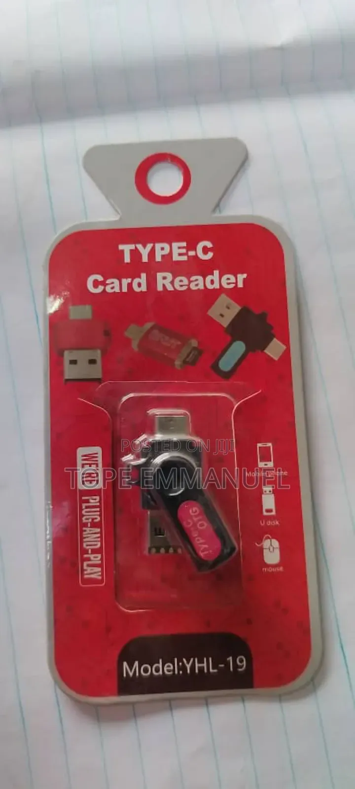 Yhl-19 Type C Otg Card Reader