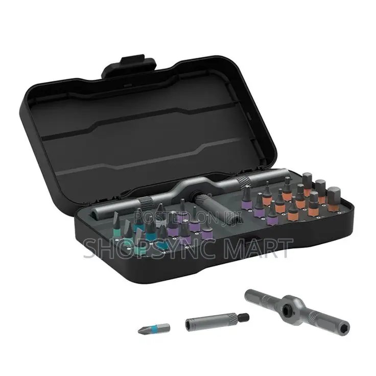 Multi-Function 24-in-1 Ratchet Screwdriver Tool Kit for Repairs
