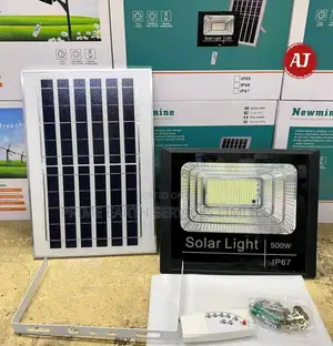 500w Solar Flood Street Light With Remote Control