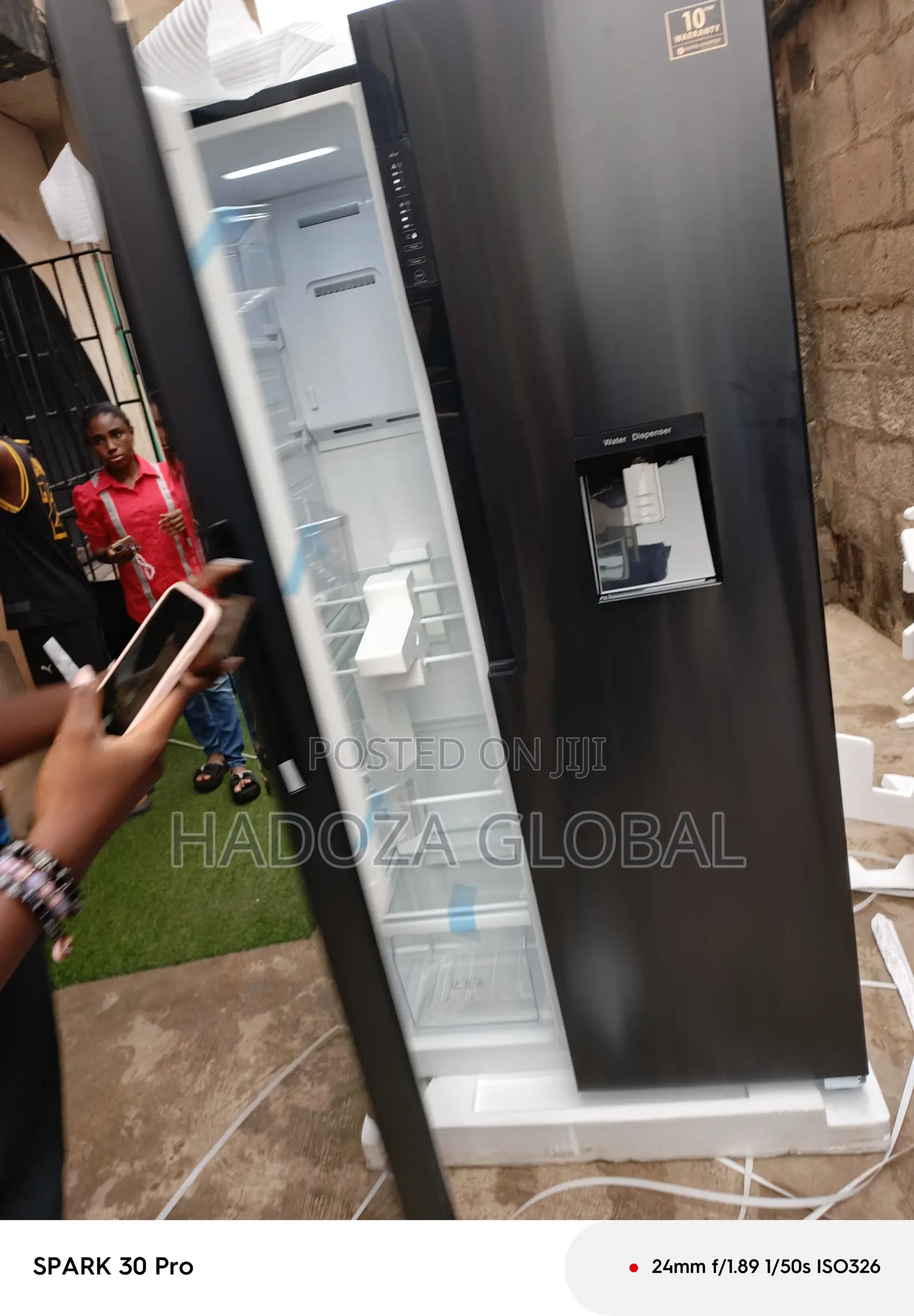 Polystar Pv-sbs777wd-inv Home Refrigerator