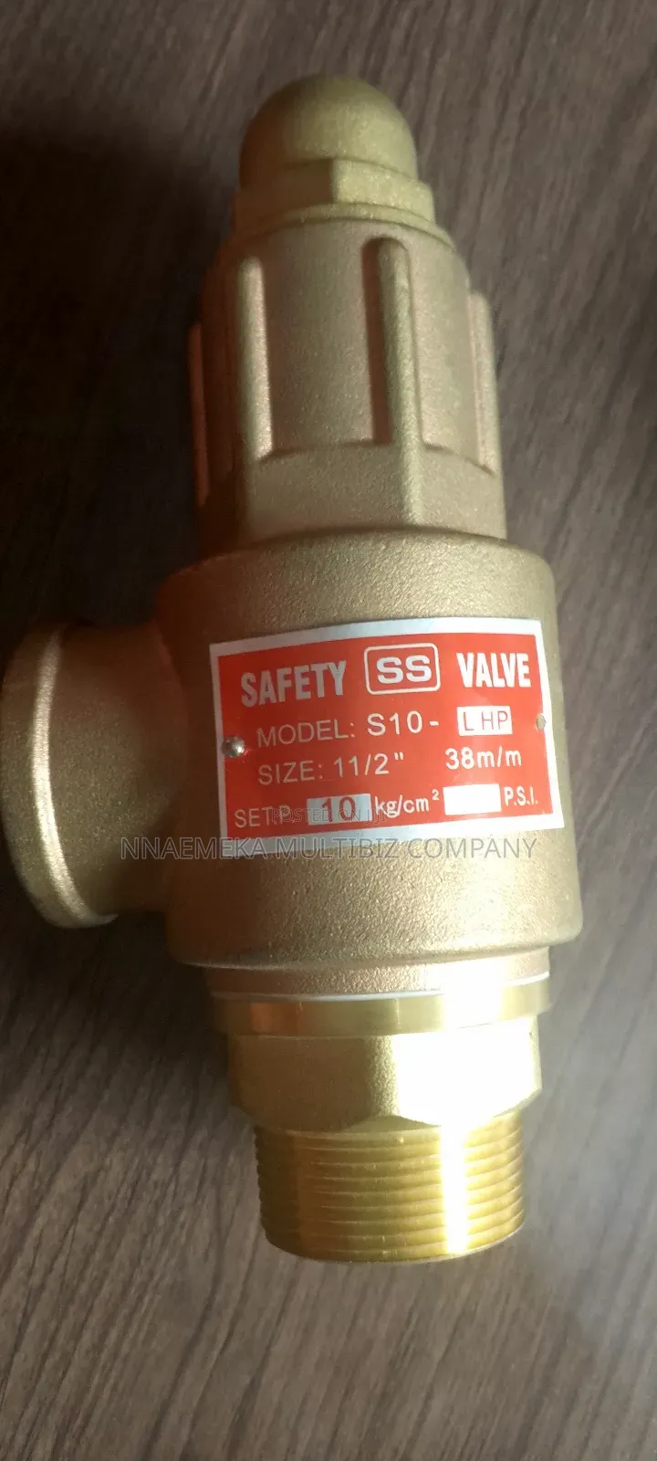 Safety Valve 10 Bar