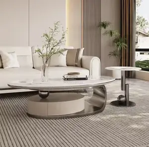 Modern Elegant Coffee Table Metal Minimalist Fashion Creative Table