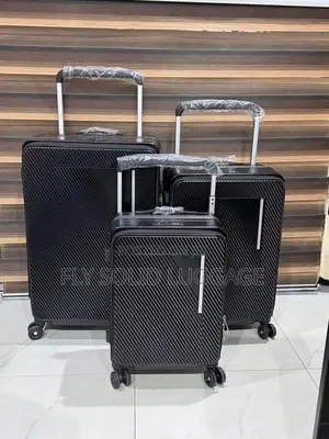 Set of 3 Aluminum Fly Solid Luggage Cases