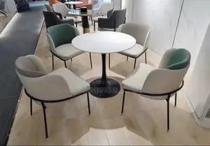 The Sales Department Negotiates 1 Table And 4 Chairs, Modern Table