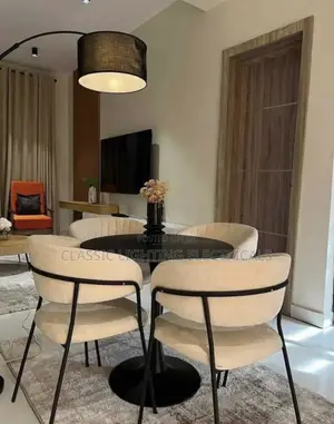 The Sales Department Negotiates 1 Table And 4 Chairs, Modern Table