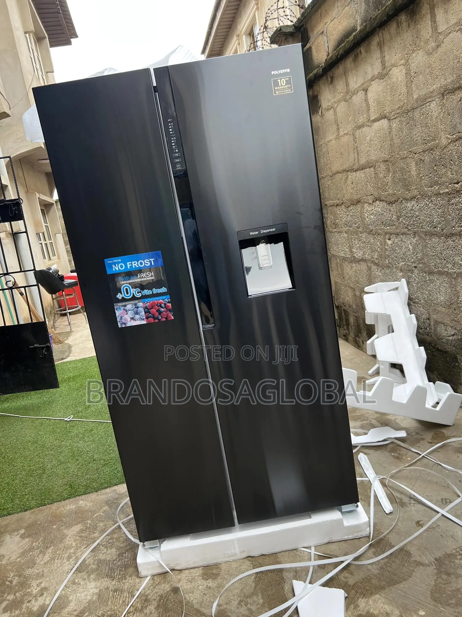 Polystar 520l Refrigerator for Household Storage (Pv-Sbs777wd-Inv)