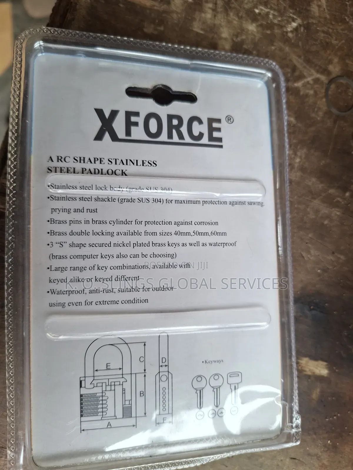Xforce Top Security Lock 55mm
