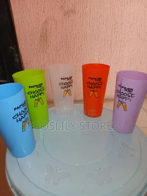 Plastic Cups 500ml X 12pcs