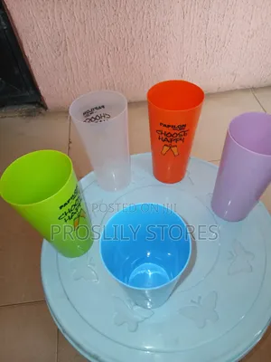 Plastic Cups 500ml X 12pcs