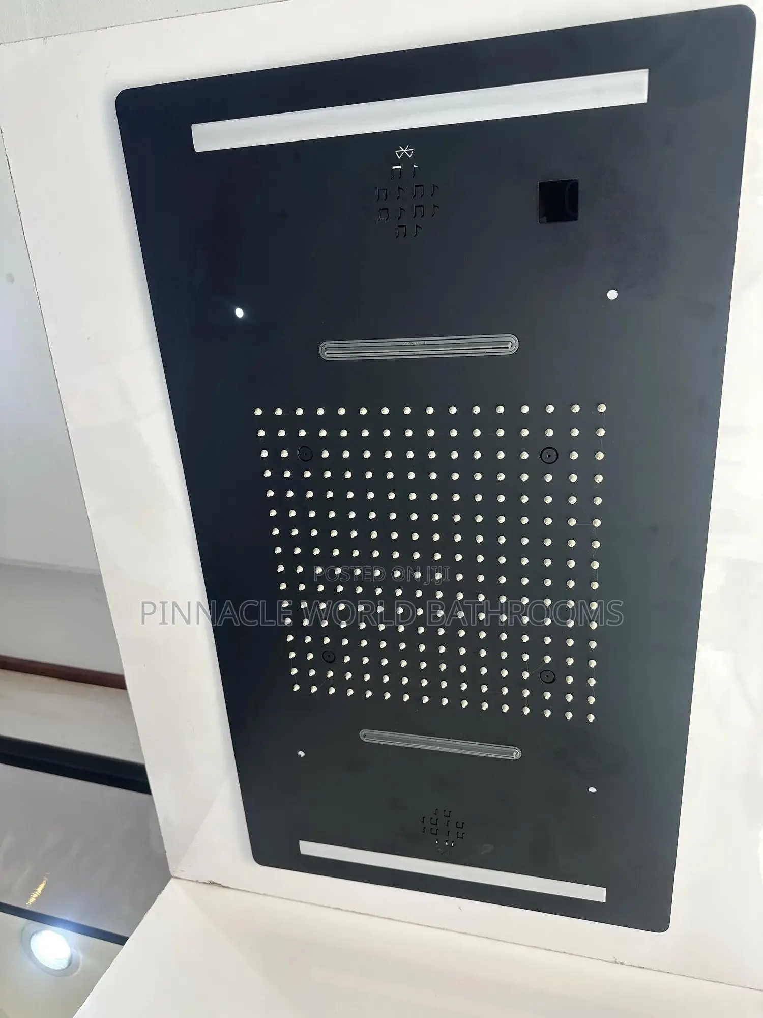 England Black Master Conduit Shower With Bluetooth