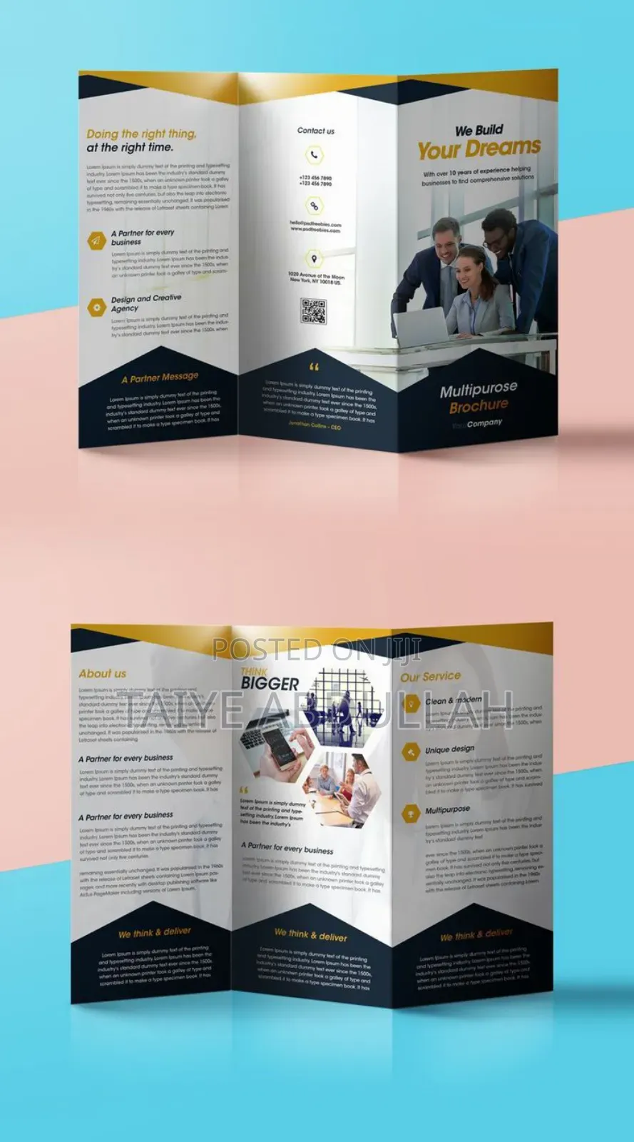 Tri Fold Brochure Print