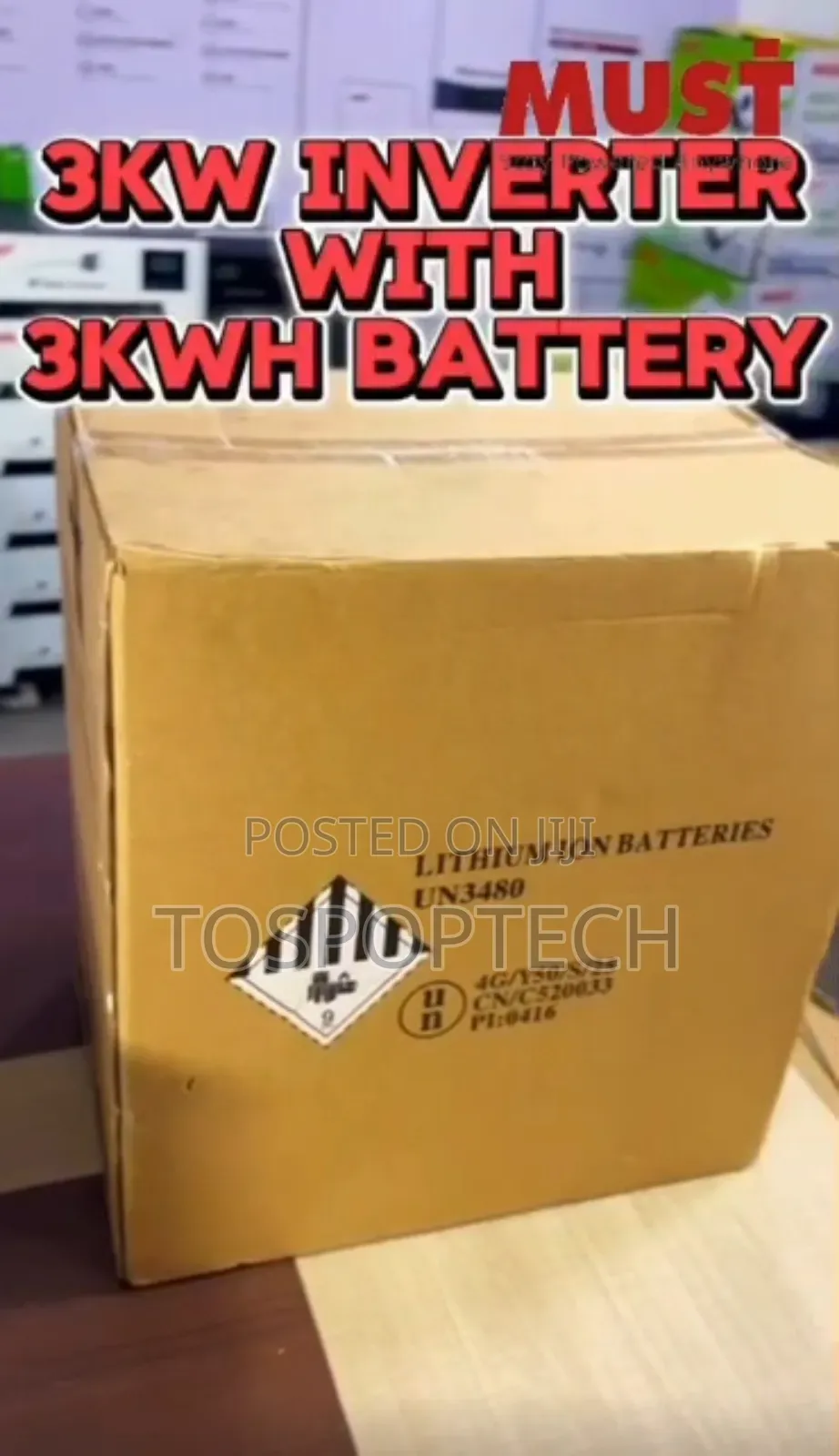 3kva Solar Generator With 3kwh Lithium Battery.