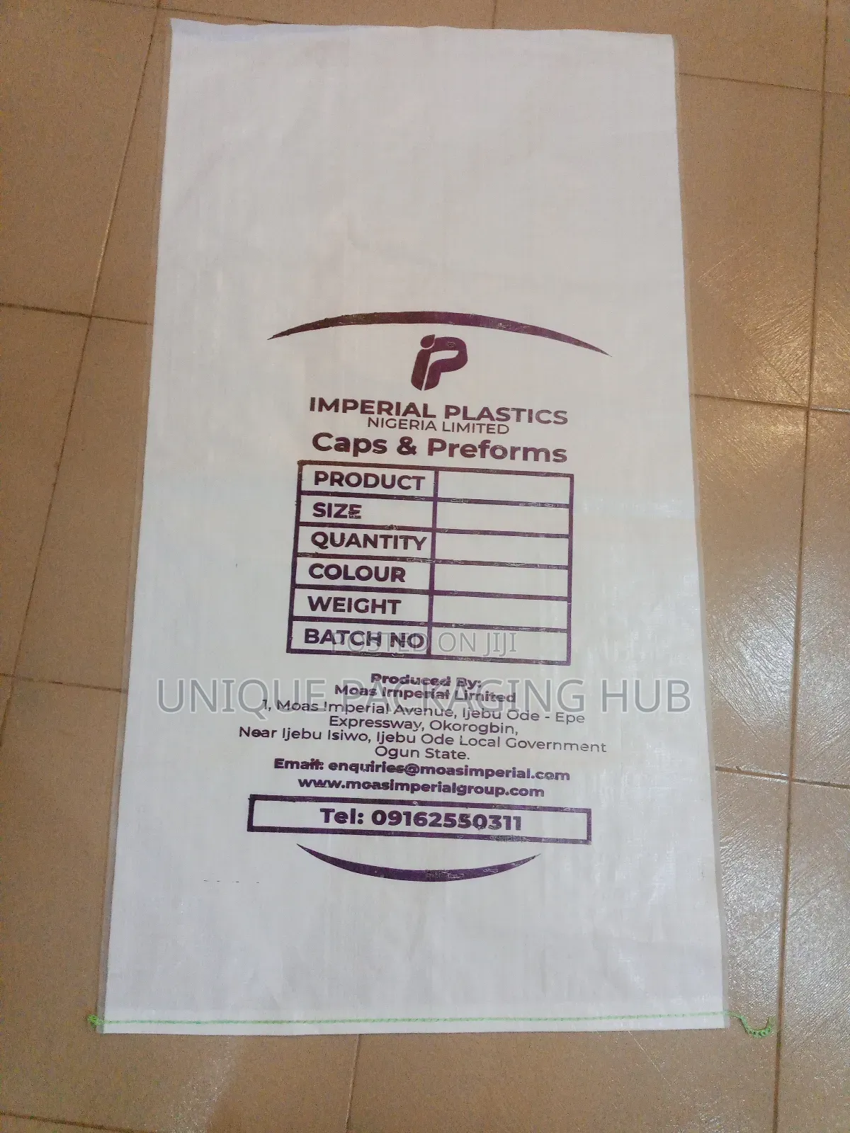 Packaging Sack Bags and Nylon