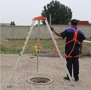 Sewer Rescue Tripod for Manhole/ Tunneling/Cable Trench