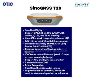 Sinognss T20//N2 Base and Rover GNSS/DGPS Complete Set