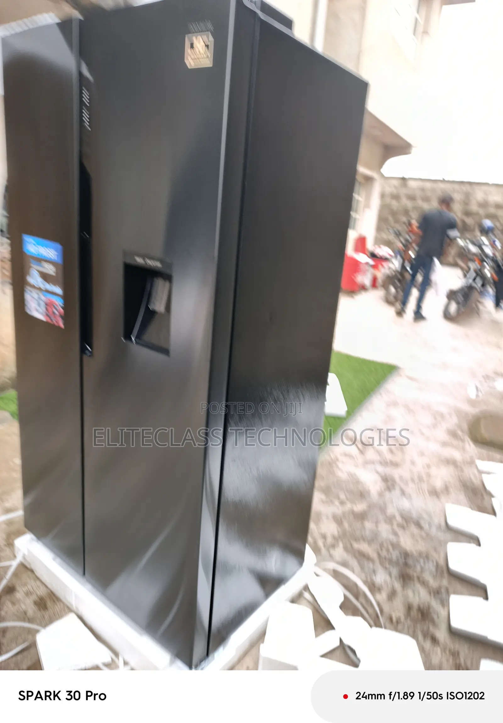 Side-by-Side Polystar Inverter Fridge 520l With Led Display