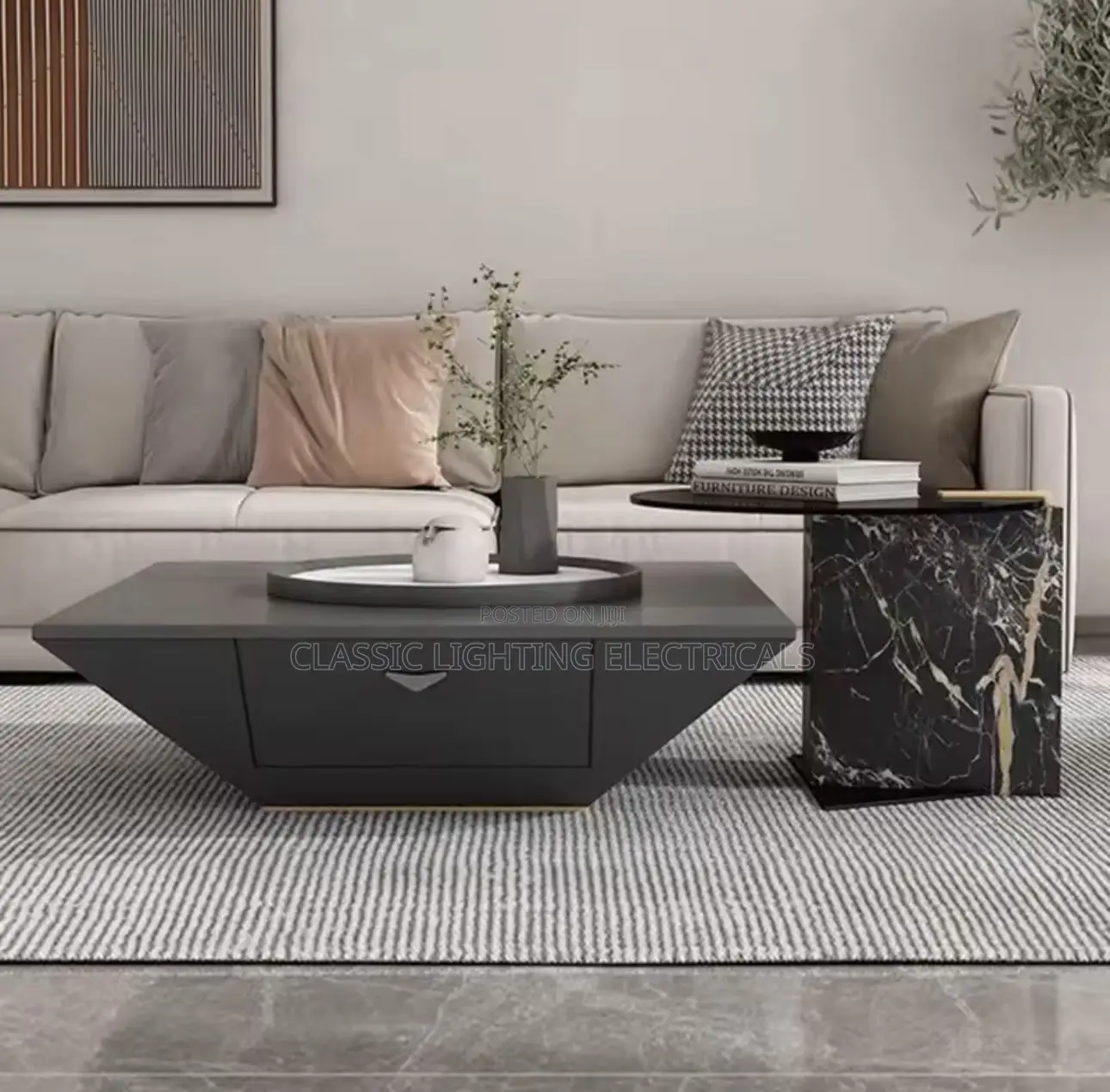 Coffee Table Italian Minimalist Small-sized Coffee Table