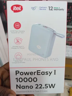 Itel A1421 Powereasy 10,000mah Nano 22.5w Fast Charging Powerbank