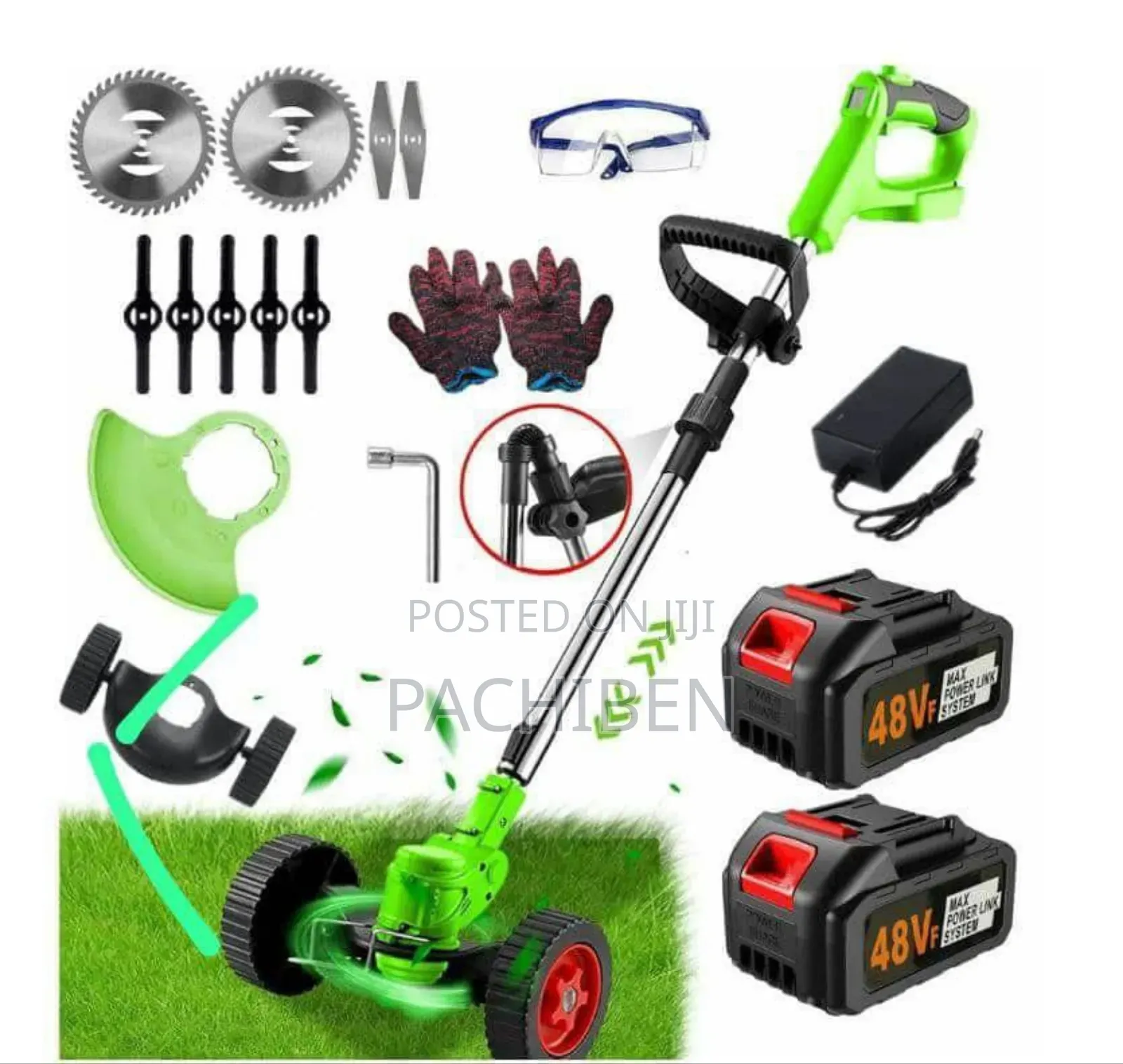 Double Batter Rechargeable Mower