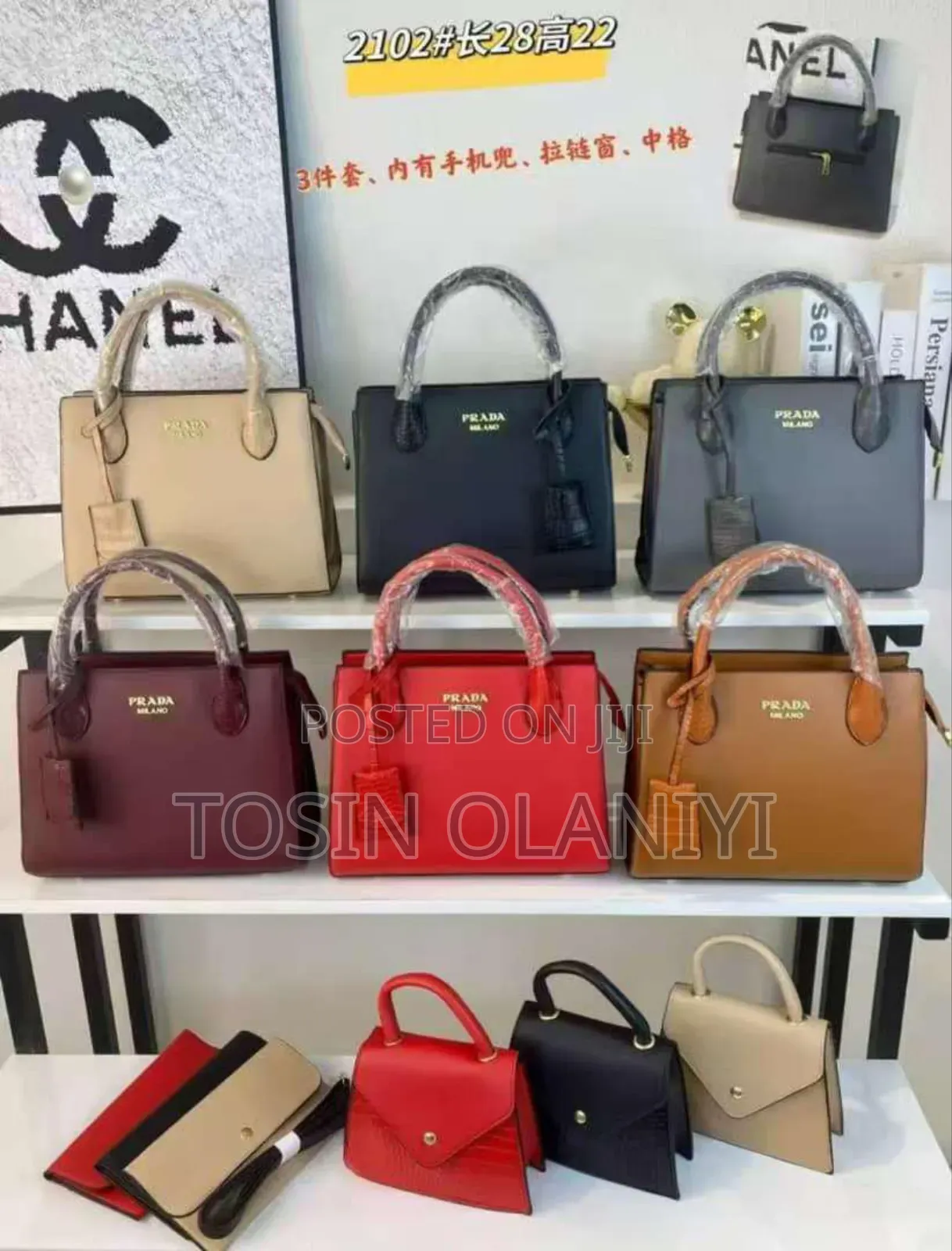 3 in 1 Prada Handbag