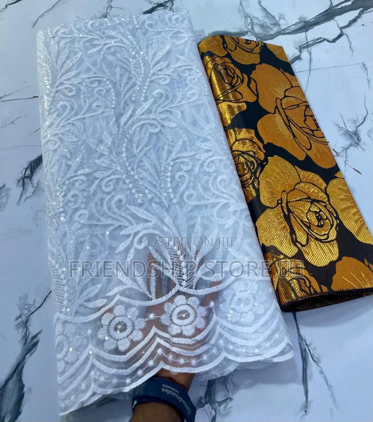 White Quality Sample Lace (5 Yards)