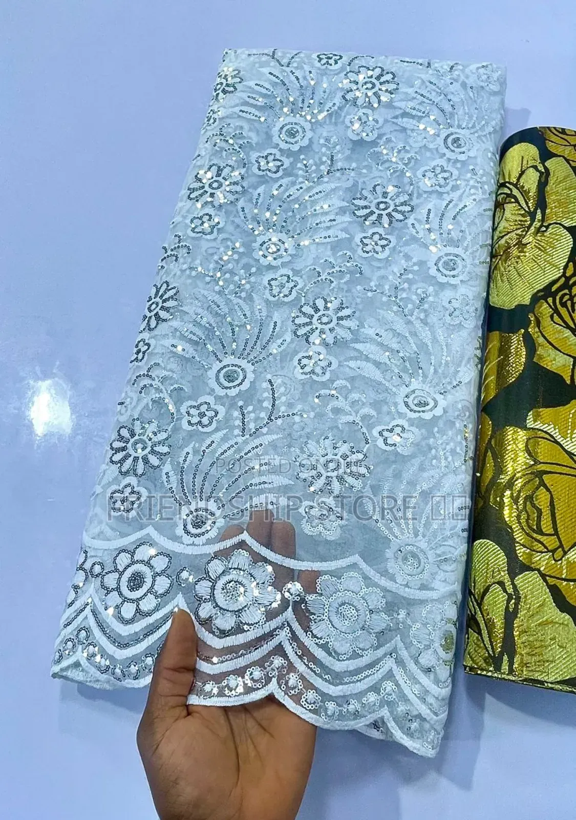 White Quality Sample Lace (5 Yards)