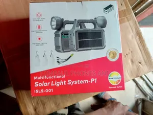 Itel Solar Light System With Fm, Music 3pcs Bright Bulbs Isls-001