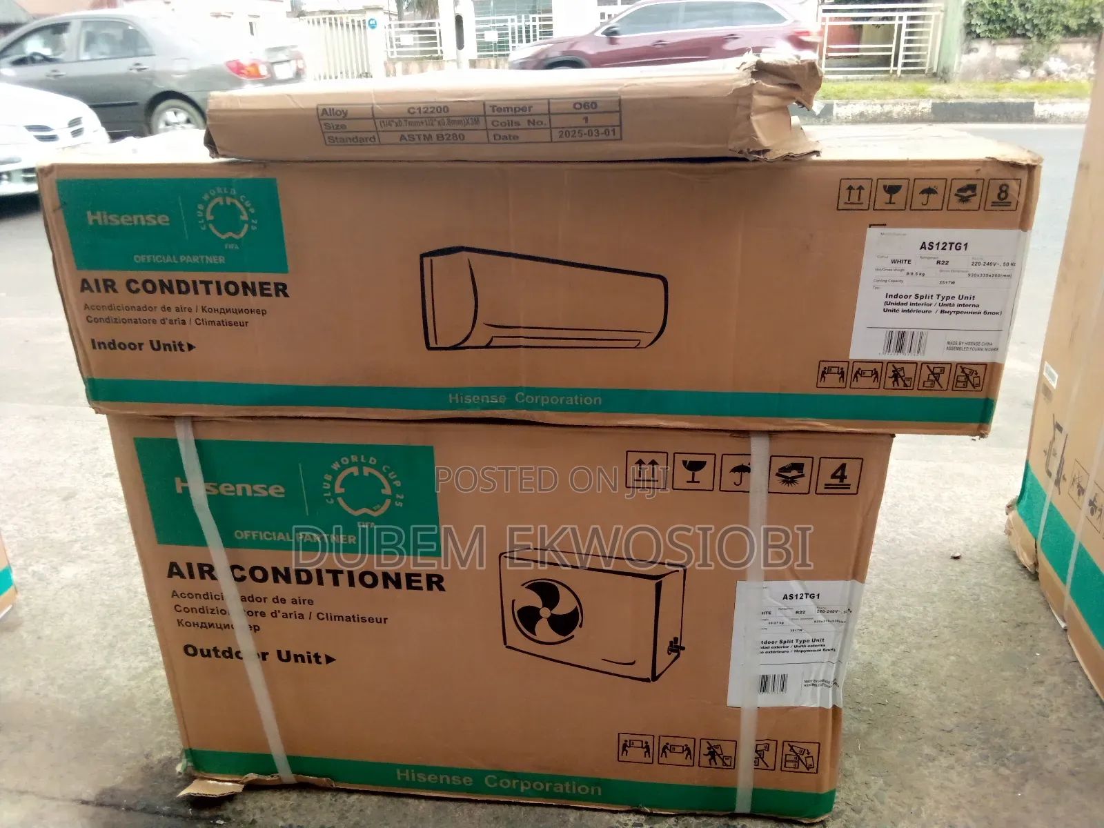 Hisense Ac 1,5hp Split Unit 100percent Cooper 1year Warranty Very Good ...