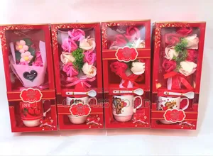 Luminous Rose With Mug Set
