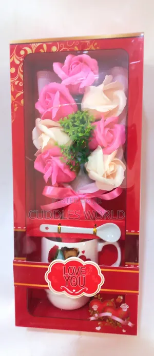 Luminous Rose With Mug Set