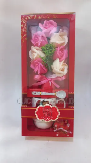 Luminous Rose With Mug Set