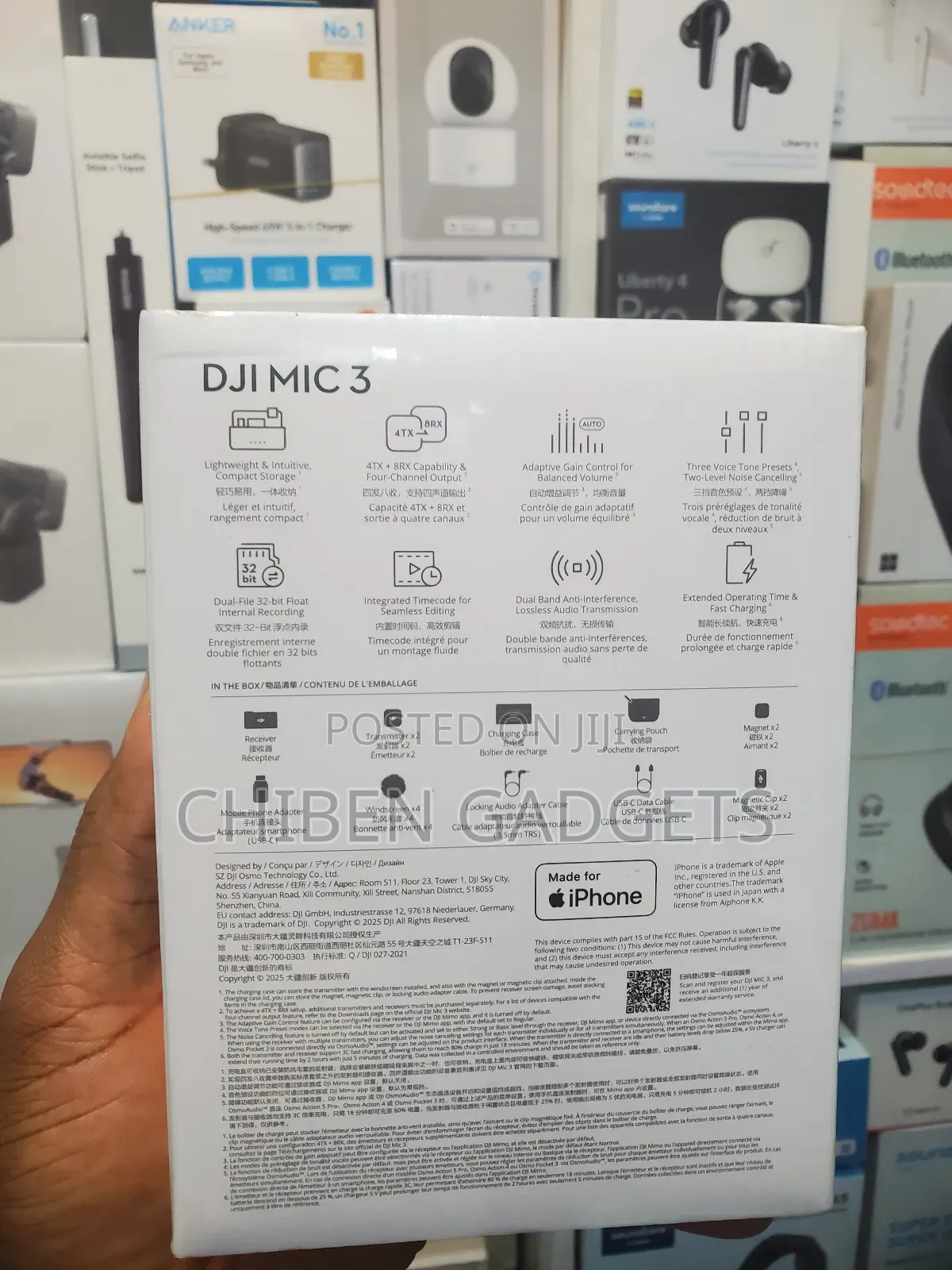 Dji Mic 3 Wireless Microphone 28hrs Use
