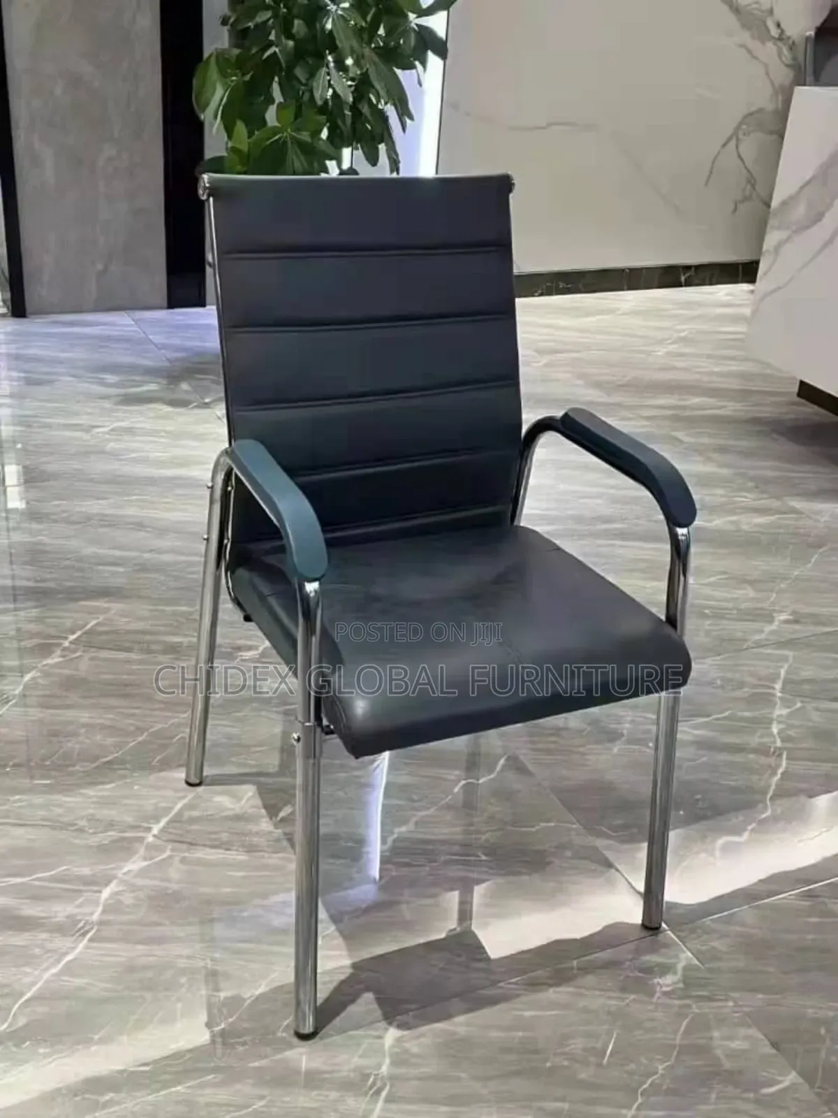 Office Leather Visitors Chairs