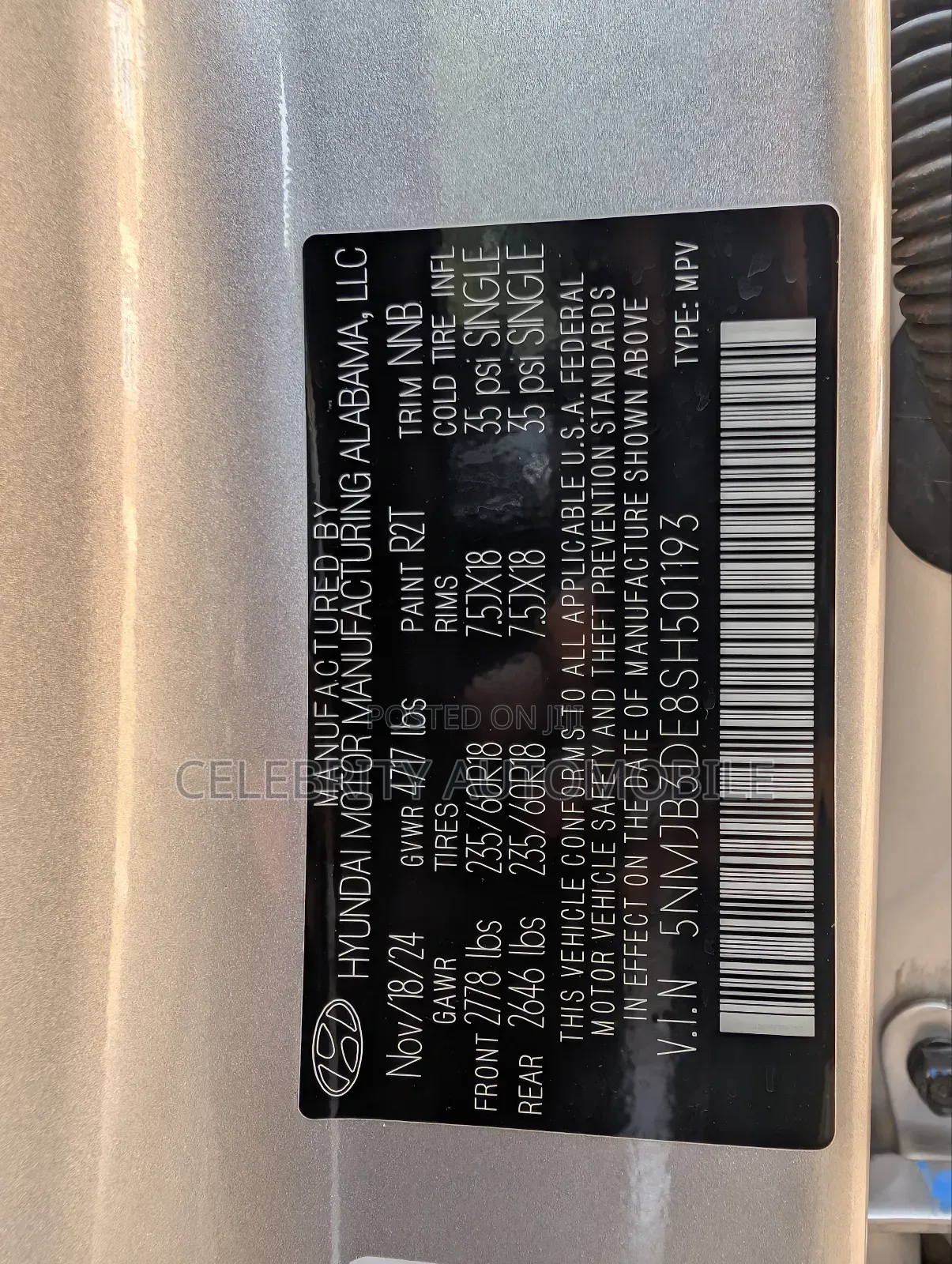 New Hyundai Tucson 2025 Silver