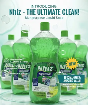 Extra Concentrated Nhiz Liquid Soap (Dishwash Laundry)