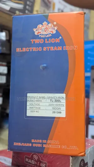 Two Lion Electric Steam Iron