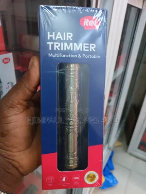 Rechargeable Metal Simple Style Hair Clippers Black Gold