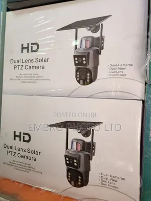 Hd Dual Lens CCTV Solar Camera