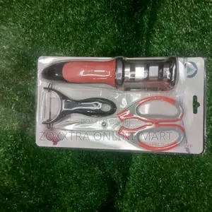 3-in-1 Kitchen Tool Set (Knife Sharpener • Scissors • Peeler)