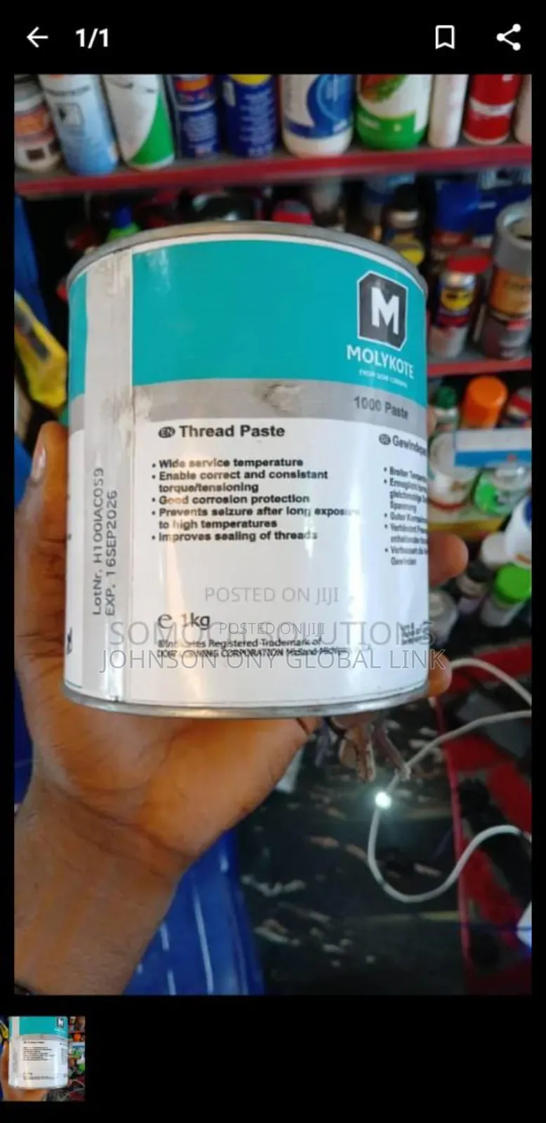 Molykote 1000 Paste