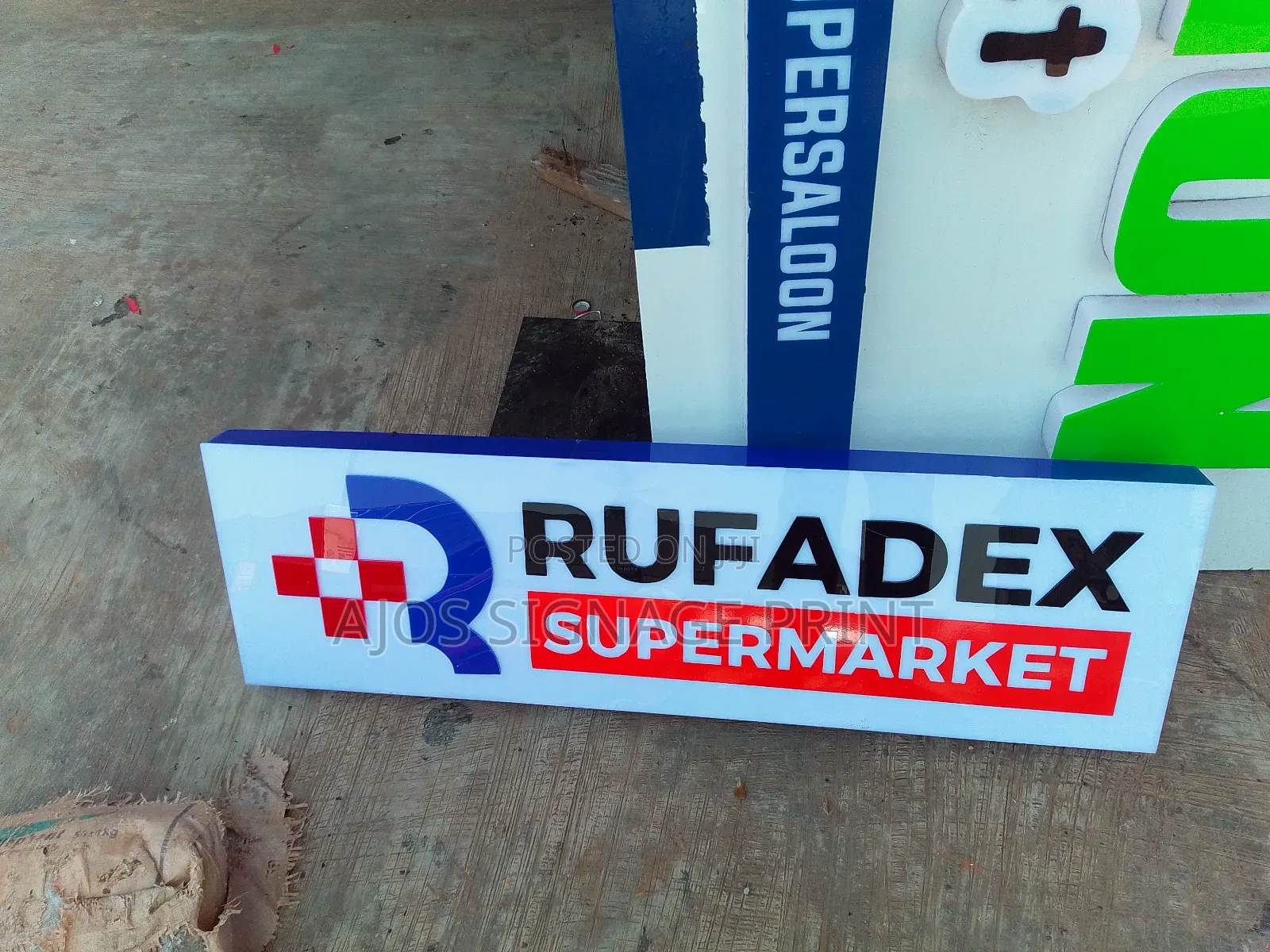 Luminous Fabricated Signage